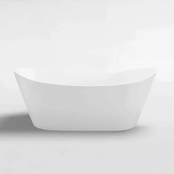 VIVA HIGH BACK FREESTANDING BATHTUB 1700X800X720 NF GLOSS WHITE