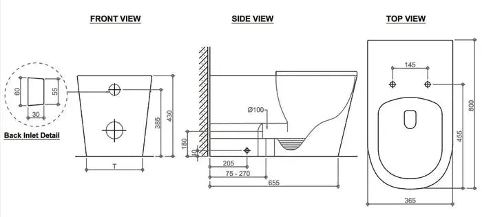 Wellness Care Wall Faced Pan inspire