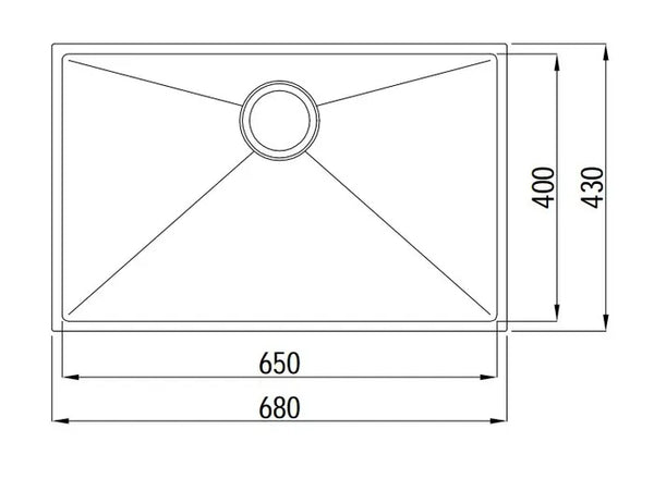 AXON SINK 69S 690X440X220mm