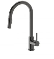 PULL OUT KITCHEN MIXER GUN METAL GREY/BRUSHED GOLD FIL Kitchen Bathroom