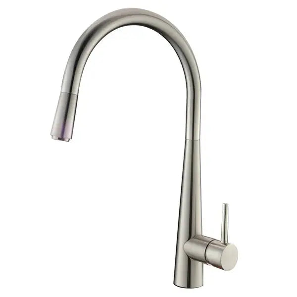 PULL OUT KITCHEN SINK MIXER BRUSHED NICKEL FIL Kitchen Bathroom