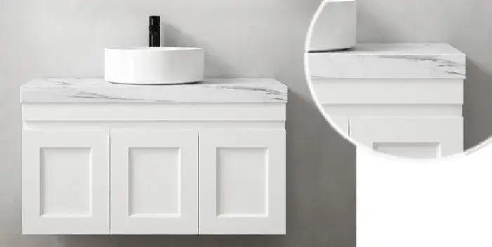 ROCK PLATE STONE 750X465X60MM MONT BLANC - ABOVE COUNTER VANITY TOP FIL Kitchen Bathroom