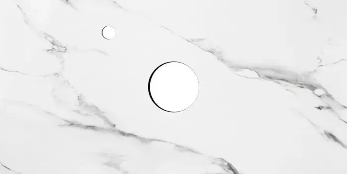 ROCK PLATE STONE 900X465X60MM MONT BLANC - ABOVE COUNTER VANITY TOP FIL Kitchen Bathroom