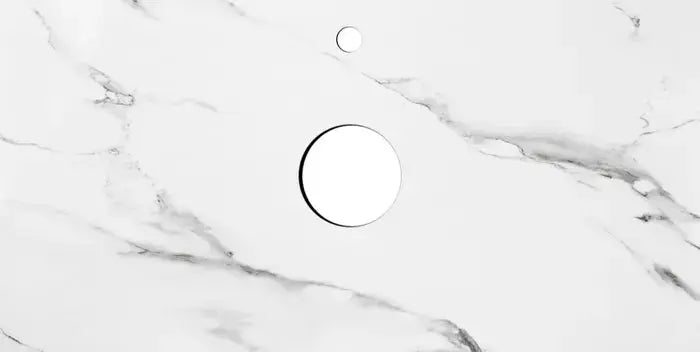 ROCK PLATE STONE 900X465X60MM MONT BLANC - ABOVE COUNTER VANITY TOP FIL Kitchen Bathroom