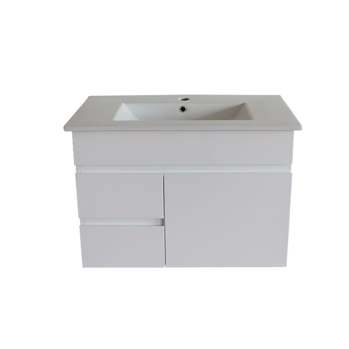 PAVIA PVC 750X460 WH LHD VANITY