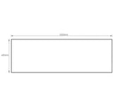 QUARTZ STONE VANITY TOP 1500X465X20MM FIL Kitchen Bathroom