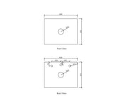 QUARTZ STONE VANITY TOP 600X465X20MM FIL Kitchen Bathroom