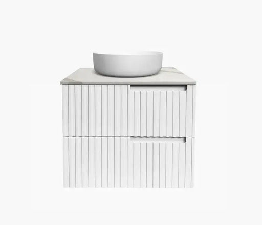 QUARTZ ENGINEER STONE VANITY TOP 600X460X20MM ABOVE COUNTER WASTE OUTLET 220MM FIL Kitchen Bathroom