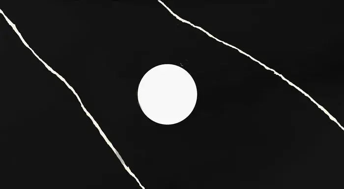 QUARTZ ENGINEER STONE ABOVE COUNTER VANITY TOP 750X460X20MM WASTE OUTLET 220MM FIL Kitchen Bathroom