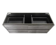 MAXIMO 1200 AMAZON GREY WH VANITY FIL Kitchen Bathroom