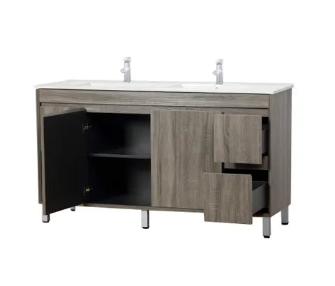 MAXIMO 1500X460X850 FREE STANDING VANITY AMAZON GREY