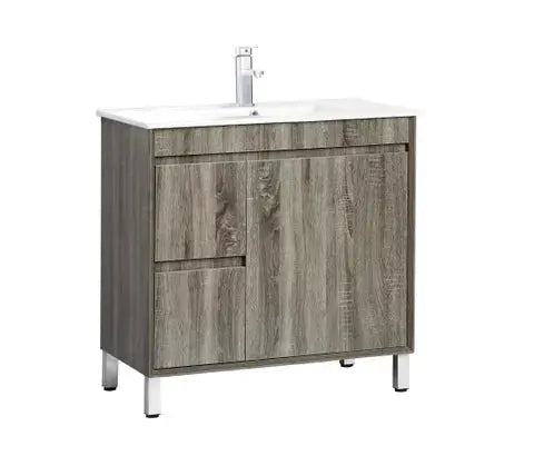 MAXIMO 750X460X850 FREE STANDING L/H DRAWER VANITY FIL Kitchen Bathroom