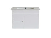 PAVIA STANDARD 750X460 WH LEFT HAND DRAWER VANITY FIL Kitchen Bathroom