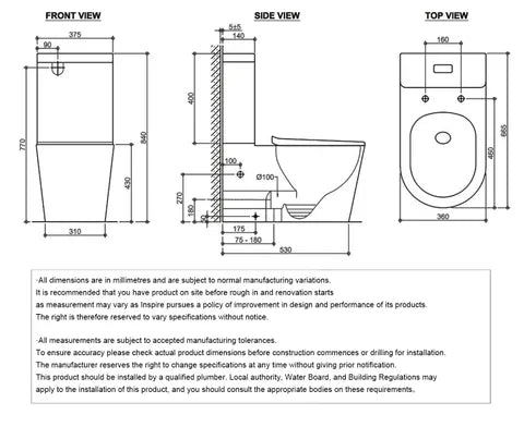 Feanza Tornado Toilet Suite