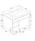PAVIA PVC 750X460 WH LHD VANITY FIL Kitchen Bathroom