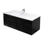 HAMPTON MATTE BLACK VANITY 1200MM FIL Kitchen Bathroom