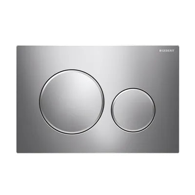 SIGMA20 DUAL FLUSH BUTTON ROUND CHROME WITH MATT TRIM