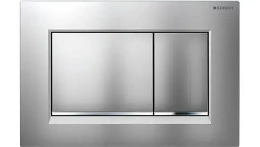 SIGMA30 DUAL FLUSH BUTTON SQUARE CHROME WITH MATT CHROME TRIM FIL Kitchen Bathroom