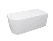 Inspire Gloss White Back To Wall Freestanding Bathtub Left Corner IS