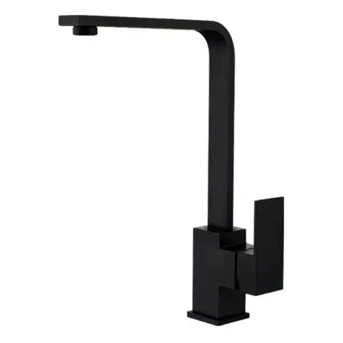 TARAN KITCHEN MIXER SQUARE CHROME/MATT BLACK FIL Kitchen Bathroom