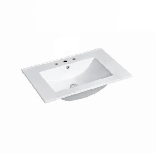 SLIM CERAMIC VANITY TOP 3 TAP HOLES