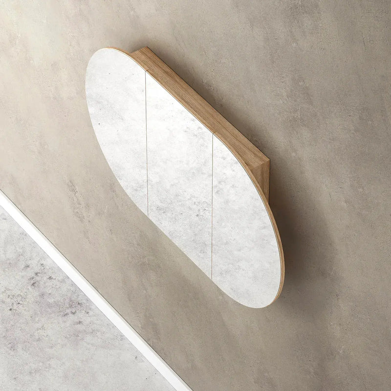 BONDI 1500X900 SHAVING CABINET NATURAL OAK FIL Kitchen Bathroom