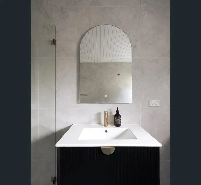 MATTE BLACK MARLO 750MM WALL HUNG VANITY FIL Kitchen Bathroom