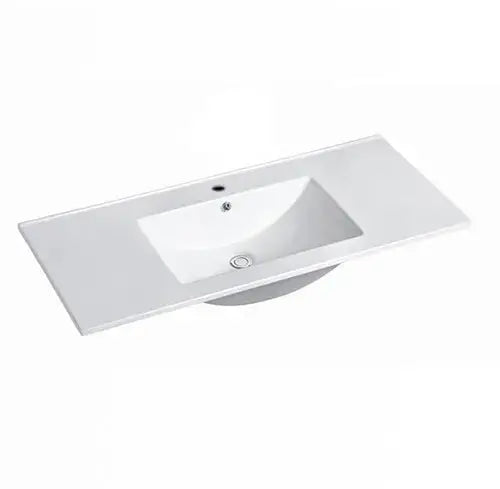SlimLine Ceramic Top  Single Bowl with Overflow 600mm/750mm/900mm/1200mm - FIL Kitchen Bathroom
