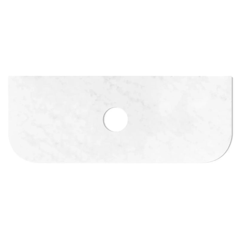 BONDI NATURAL OAK 1200X460 CURVE VANITY FIL Kitchen Bathroom