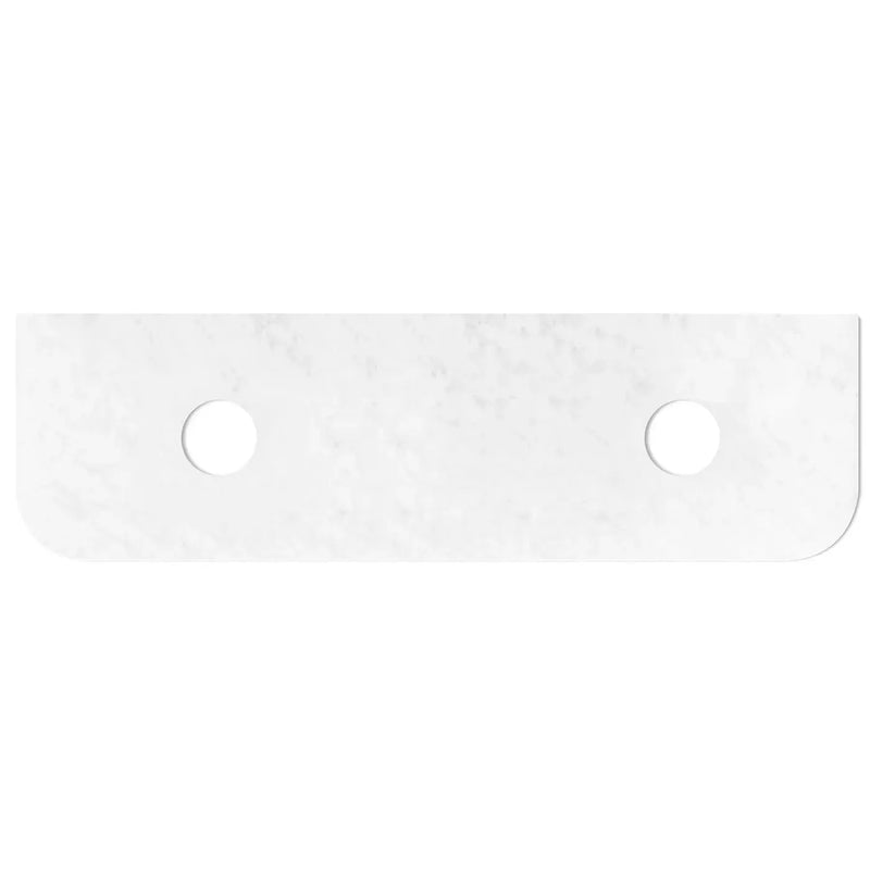 BONDI SATIN WHITE FLUTED 1800X460 CURVE VANITY FIL Kitchen Bathroom