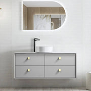 LIGHT GREY BOSTON 1200MM WALL HUNG VANITY FIL Kitchen Bathroom
