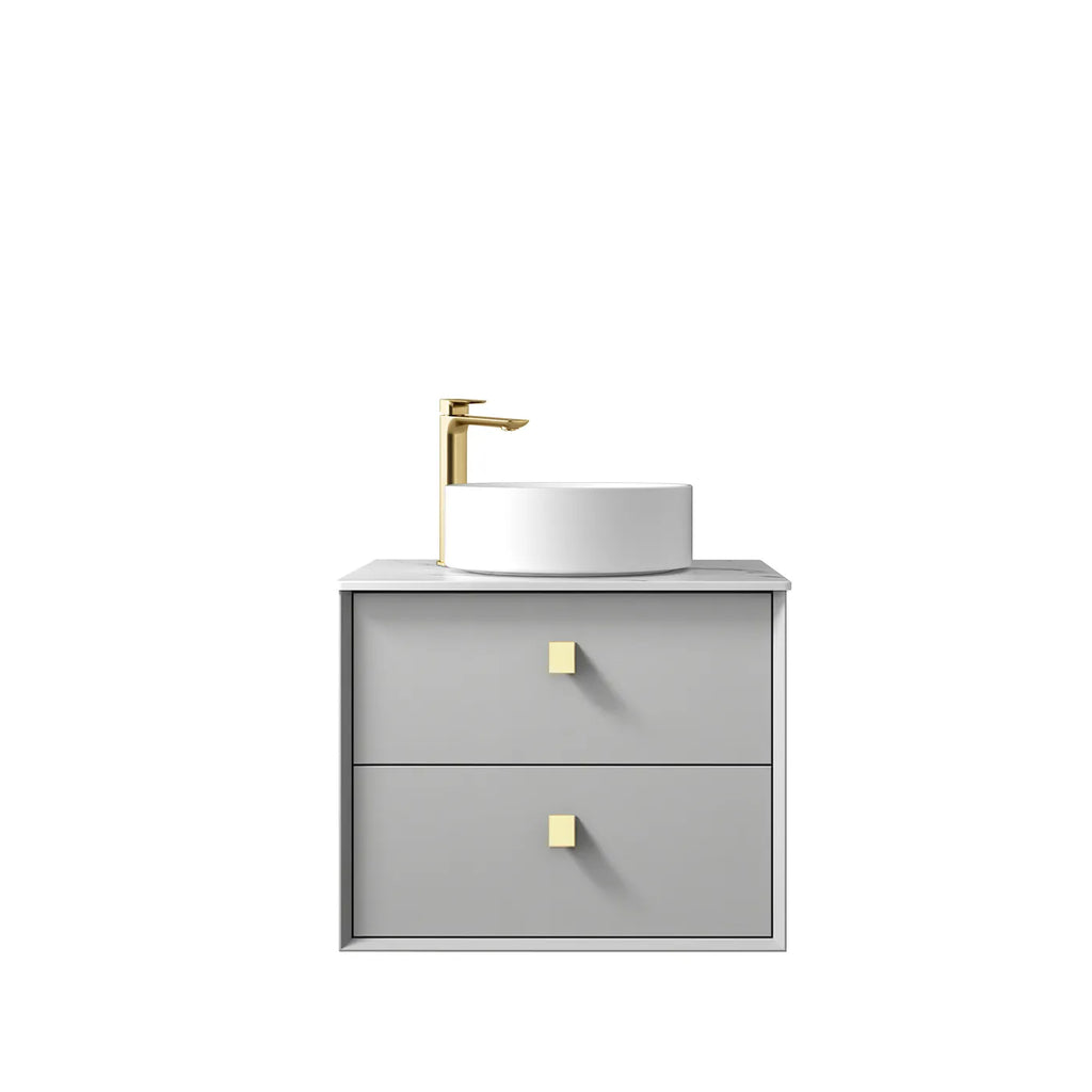 LIGHT GREY  BOSTON  600MM WALL HUNG VANITY