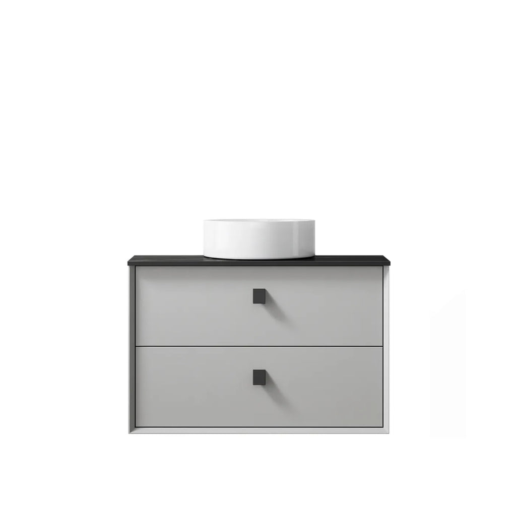 LIGHT GREY BOSTON 750MM WALL HUNG VANITY