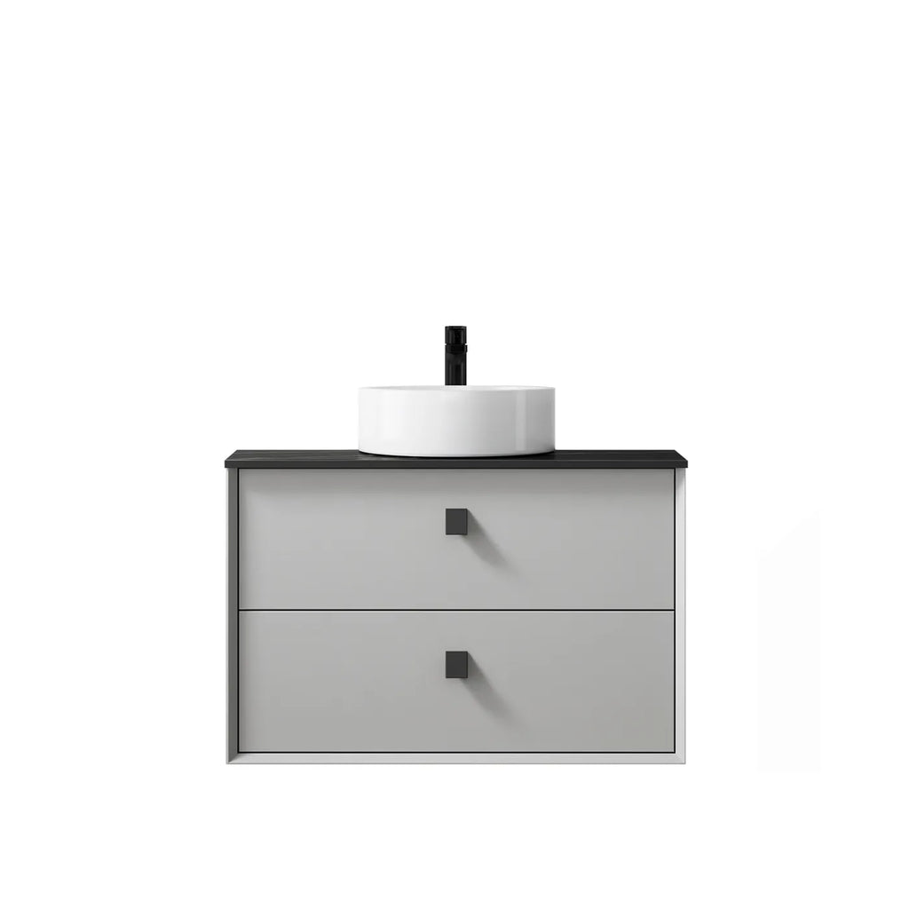 LIGHT GREY BOSTON 750MM WALL HUNG VANITY