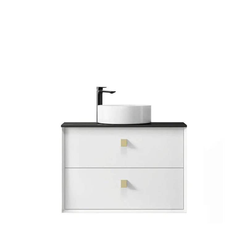 SATIN WHITE BOSTON 750MM WALL HUNG VANITY FIL Kitchen Bathroom