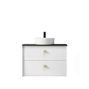 SATIN WHITE BOSTON 750MM WALL HUNG VANITY FIL Kitchen Bathroom