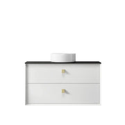 SATIN WHITE BOSTON 900MM WALL HUNG VANITY FIL Kitchen Bathroom