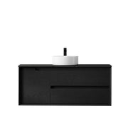 BLACK OAK BYRON 1200MM WALL HUNG VANITY FIL Kitchen Bathroom