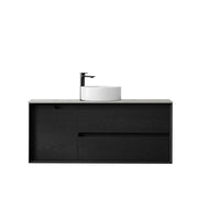 BLACK OAK BYRON 1200MM WALL HUNG VANITY FIL Kitchen Bathroom