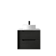 BLACK OAK BYRON 600MM WALL HUNG VANITY FIL Kitchen Bathroom