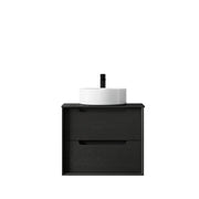 BLACK OAK BYRON 600MM WALL HUNG VANITY FIL Kitchen Bathroom