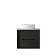 BLACK OAK BYRON 600MM WALL HUNG VANITY FIL Kitchen Bathroom