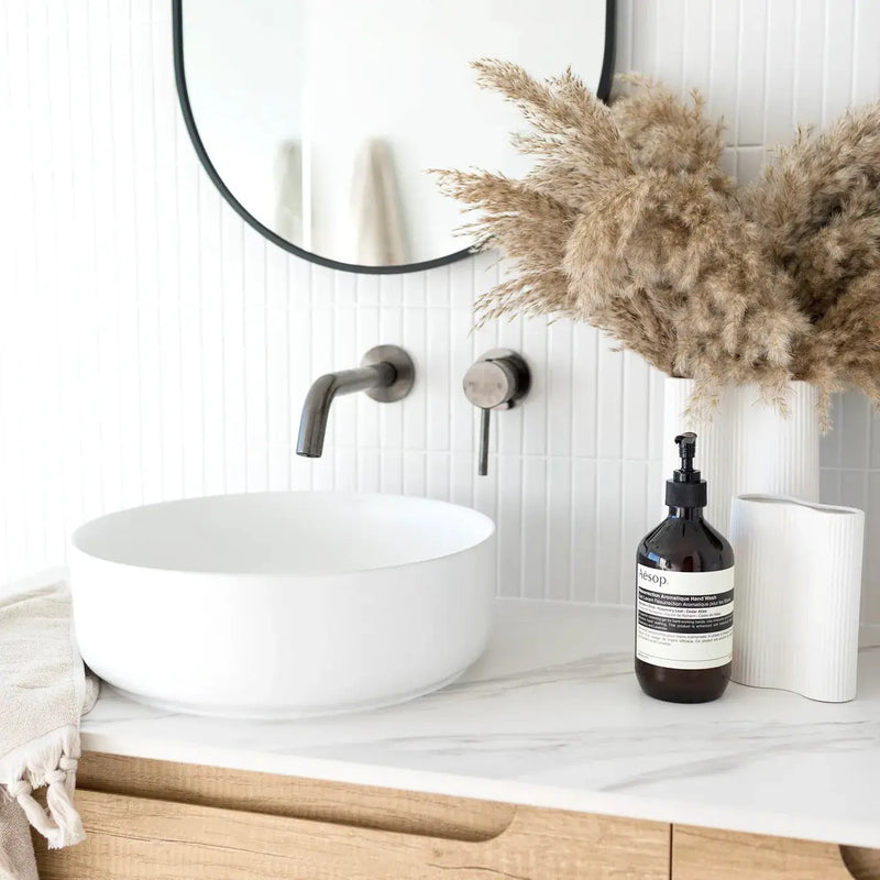 NATURAL OAK BYRON 600MM WALL HUNG VANITY FIL Kitchen Bathroom