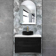 BLACK OAK BYRON 750MM WALL HUNG VANITY FIL Kitchen Bathroom