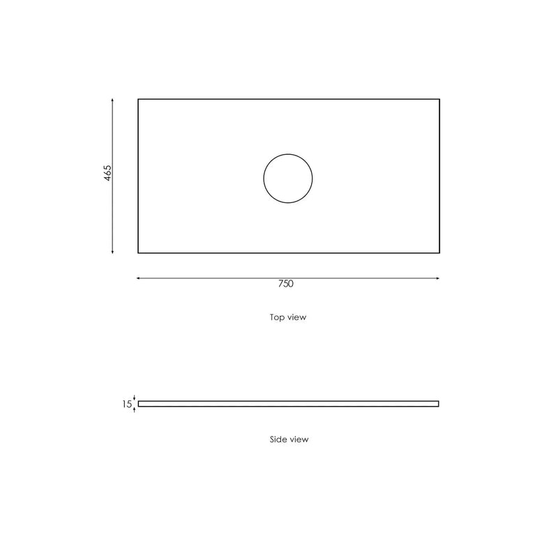 NATURAL OAK BYRON 750MM WALL HUNG VANITY FIL Kitchen Bathroom
