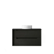 BLACK OAK BYRON 900MM WALL HUNG VANITY FIL Kitchen Bathroom