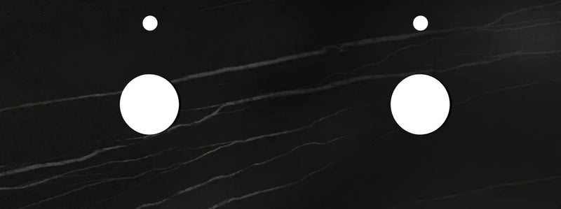 SATIN WHITE HAMPTON MARK II 1500MM DOUBLE BOWL WALL HUNG VANITY FIL Kitchen Bathroom