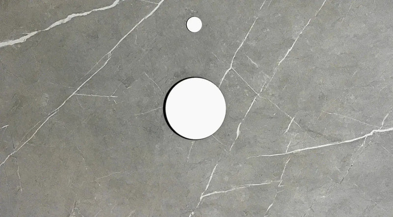 SATIN LIGHT GREY HAMPTON MARK II 600MM WALL HUNG VANITY FIL Kitchen Bathroom