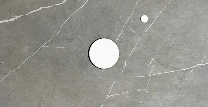 SATIN LIGHT GREY HAMPTON MARK II 750MM WALL HUNG VANITY FIL Kitchen Bathroom