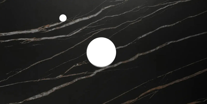 SATIN BLACK HAMPTON MARK II 900MM WALL HUNG VANITY FIL Kitchen Bathroom